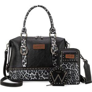 3Pcs Doctor Bag Sets for Women Top-handle Satchel Bag